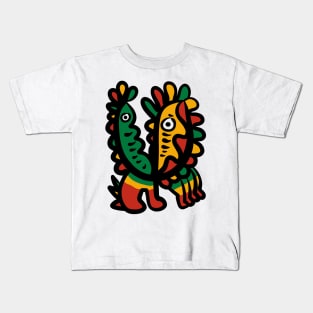 Reggae Twins Graffiti Art Kids T-Shirt